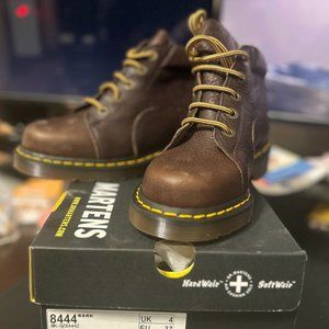 NIB 5 eye Dr Martens brown boots style 8444 size US 5 Men